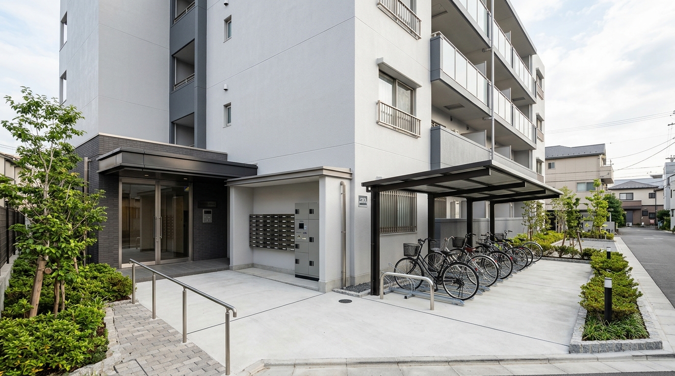 共用部・付帯部塗装の施工例